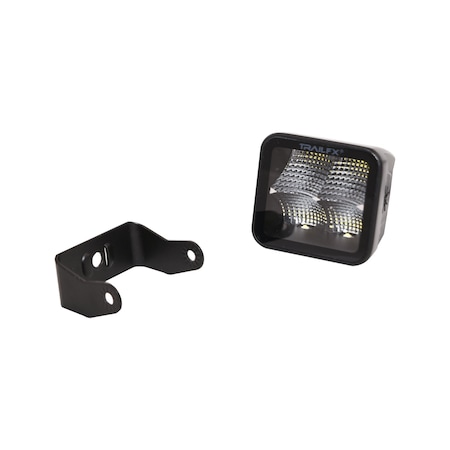 Trailfx TrailFX 2X2CFBK; Driving Light; 90 Degree Flood Beam; 2400 Raw LU/ 1500 Effective LU; 4 LEDs 2X2CFBK